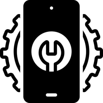 solid icon for functional vector