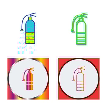 Unique Extinguisher Vector Icon