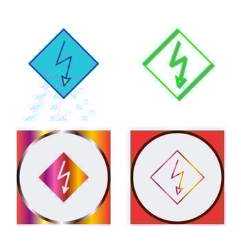High Voltage Vector Icon