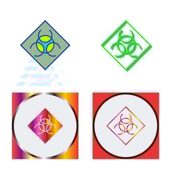 Biological Hazard Vector Icon