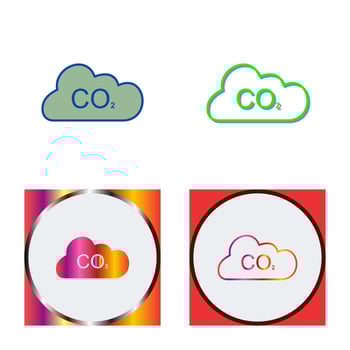 Carbon Dioxide Vector Icon