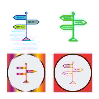 Signboard Vector Icon