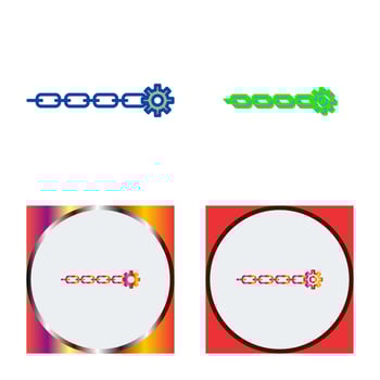 Unique Link Sales Vector Icon