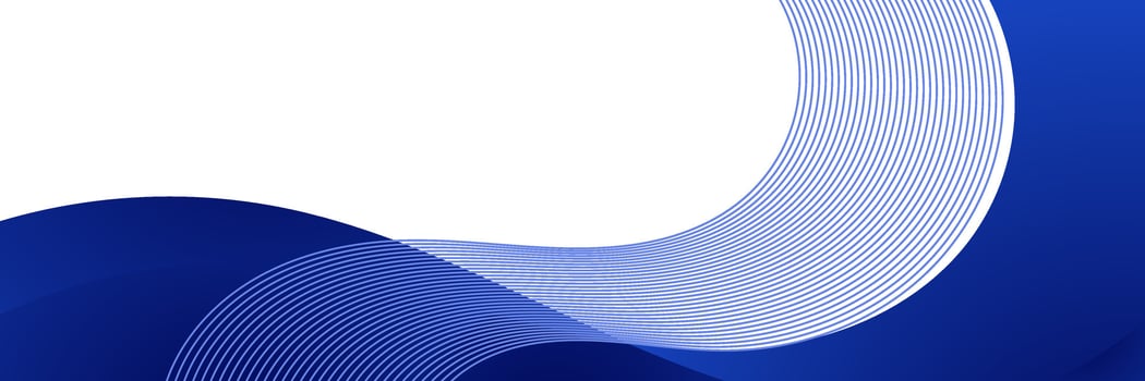 blue gradient wave background vector