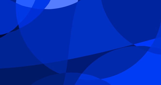 abstract blue color background with dynamic shapes composition vector