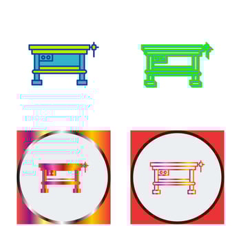 Work Bench Vector Icon