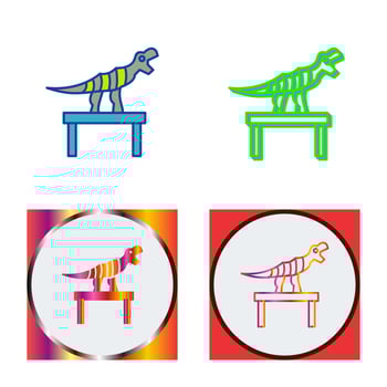 Bones Exhibit Vector Icon