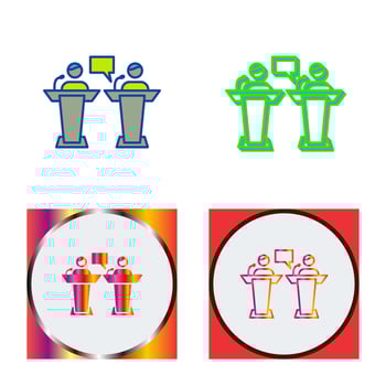 Debate Vector Icon