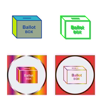 Ballot Box Vector Icon