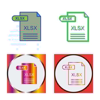 XLSX Vector Icon
