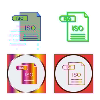 ISO Vector Icon