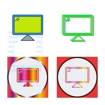 Computer Vector Icon