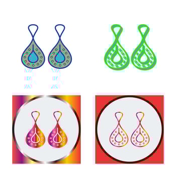 Earring Vector Icon