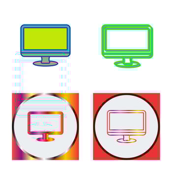 Monitor Vector Icon
