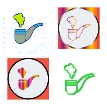Smoke Pipe Vector Icon