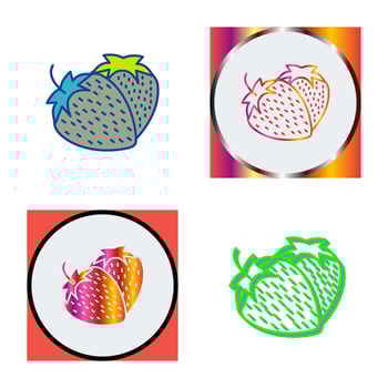 Strawberry Vector Icon
