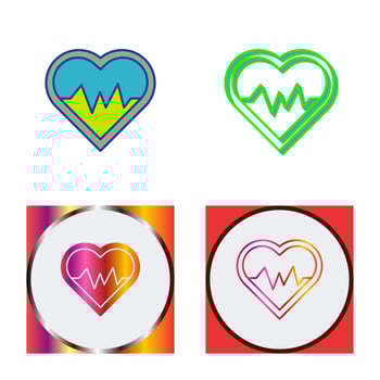 Heart Beat Vector Icon