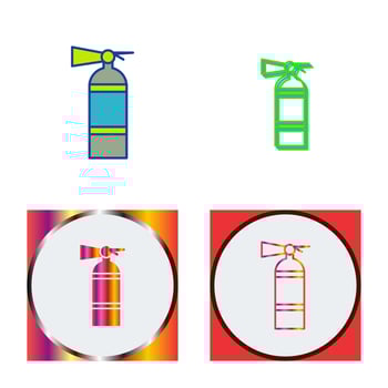 Fire Extinguisher Vector Icon