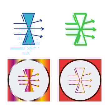 Dispersion Vector Icon