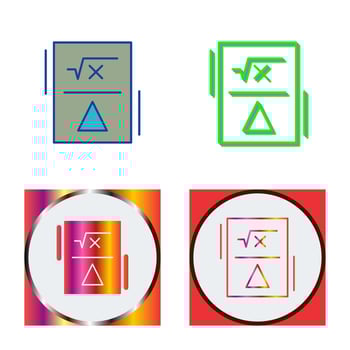Formula Vector Icon
