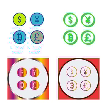 Currency Symbols Vector Icon