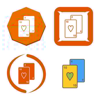 Playing Cards Vector Icon