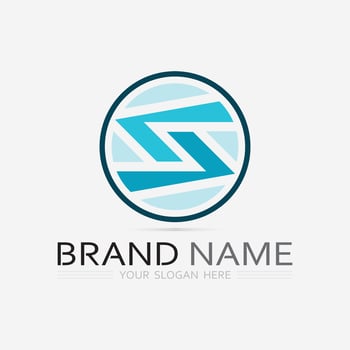 Business corporate S letter logo vector