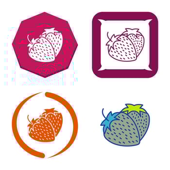 Strawberry Vector Icon