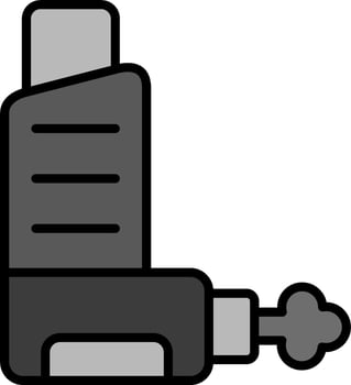 Inhaler Vector Icon