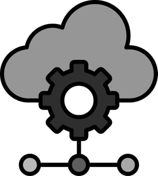 Cloud Data Vector Icon