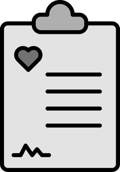 Health Report Vector Icon