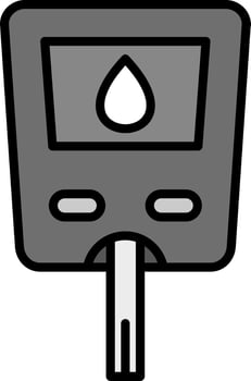 Glucose Meter Vector Icon