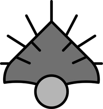 Fan Palm Vector Icon