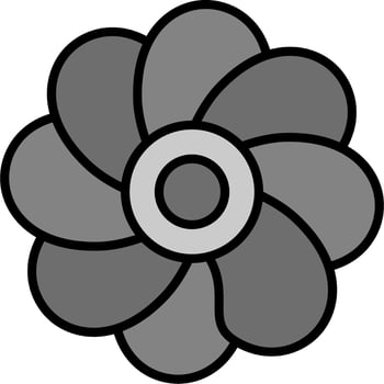 Oleander Vector Icon