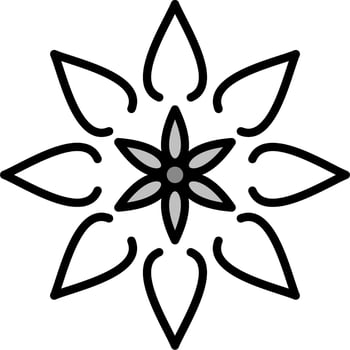 Schefflera Vector Icon