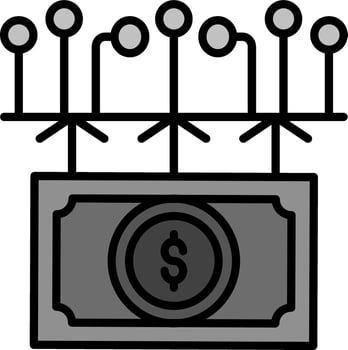 Digital Money Vector Icon