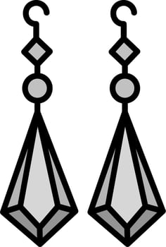 Earrings Vector Icon