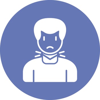 Thyroid Vector Icon