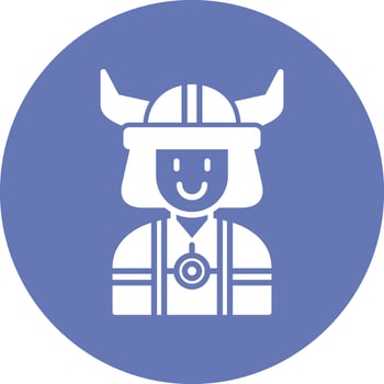 Viking Vector Icon