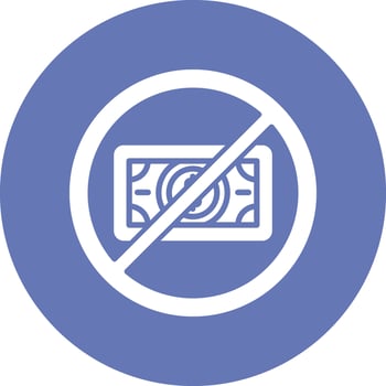 No Money Vector Icon