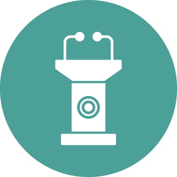 Tribune Vector Icon