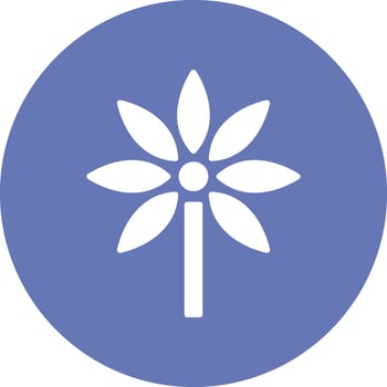 Schefflera Vector Icon
