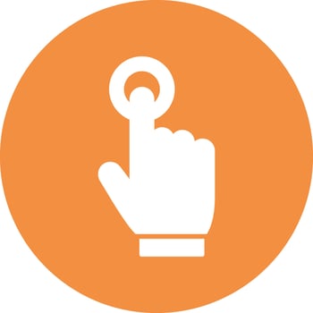 Double Tap Vector Icon