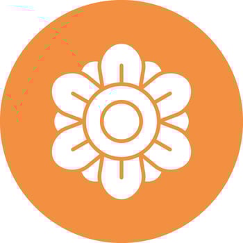 Dahlia Vector Icon
