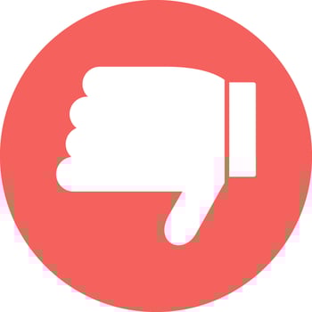 Dislike Vector Icon