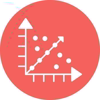 Regression Vector Icon