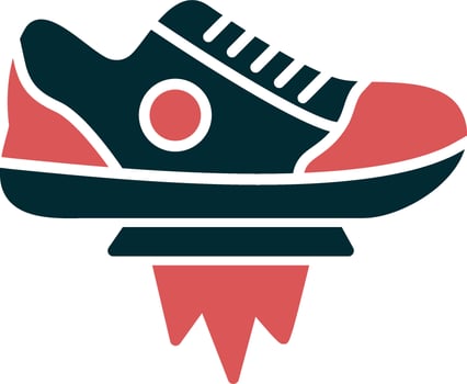 Flying Shoes Vector Icon