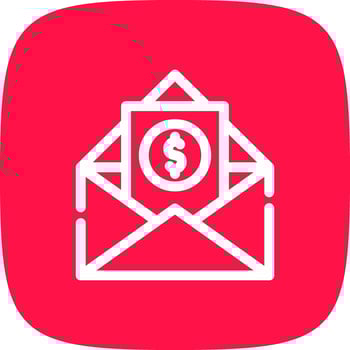 Envelope Creative Icon Design vector