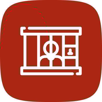 Prison Creative Icon Design vector