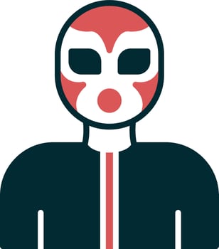 Wrestler Vector Icon